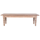 Artillery Leg 1.5m Recycled Timber Dining Bench Seat-Dovetailed & Doublestitched