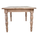 Artillery Leg 2.4m Recycled Timber Dining Table-Dovetailed & Doublestitched