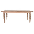 Artillery Leg 2m Recycled Timber Dining Table-Dovetailed & Doublestitched