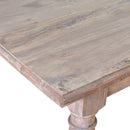 Artillery Leg 2m Recycled Timber Dining Table-Dovetailed & Doublestitched