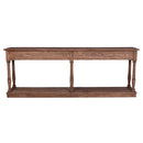 Augustus Farmhouse Console Table-Dovetailed & Doublestitched