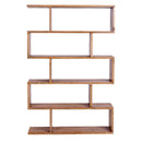 Avoca Bookcase in Light Tobacco-Dovetailed & Doublestitched