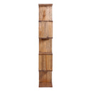 Avoca Bookcase in Light Tobacco-Dovetailed & Doublestitched