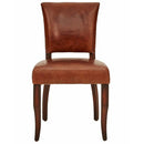Beaufort Vintage Leather Dining Chair-Dovetailed & Doublestitched