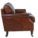 Belgrave Vintage Leather 2 Seater Sofa-Dovetailed & Doublestitched