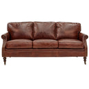 Belgrave Vintage Leather 3 Seater Sofa-Dovetailed & Doublestitched