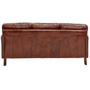 Belgrave Vintage Leather 3 Seater Sofa-Dovetailed & Doublestitched