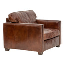 Cadogan Vintage Leather Armchair-Dovetailed & Doublestitched