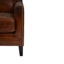 Carre Vintage Leather 2 Seater Sofa-Dovetailed & Doublestitched