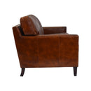 Carre Vintage Leather 2 Seater Sofa-Dovetailed & Doublestitched