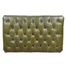 Chesterfield British Green Leather Coffee Table-Dovetailed & Doublestitched