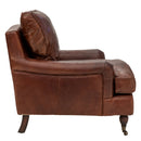 Chiswick Vintage Leather Armchair-Dovetailed & Doublestitched