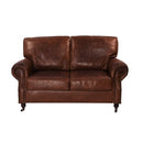 Hyde Vintage Leather 2 Seater Sofa-Dovetailed & Doublestitched
