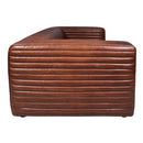 London Vintage Leather 3 Seater Sofa-Dovetailed & Doublestitched