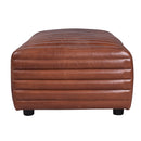 London Vintage Leather Bench-Dovetailed & Doublestitched