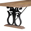 Michigan 3m French Iron Dining Table-Dovetailed & Doublestitched