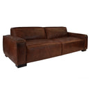 Mudec 3.5 Seater Vintage Leather Sofa-Dovetailed & Doublestitched