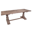 Old Elm 200cm Reclaimed Timber Dining Table-Dovetailed & Doublestitched