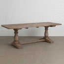 Old Elm 250cm Reclaimed Timber Dining Table-Dovetailed & Doublestitched