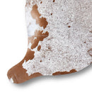 Speckled Brown Natural Cow Hide Rug-Dovetailed & Doublestitched