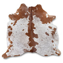 Speckled Brown Natural Cow Hide Rug-Dovetailed & Doublestitched