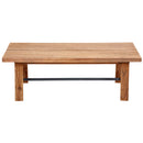 Avoca Coffee Table in Light Tobacco-Dovetailed & Doublestitched