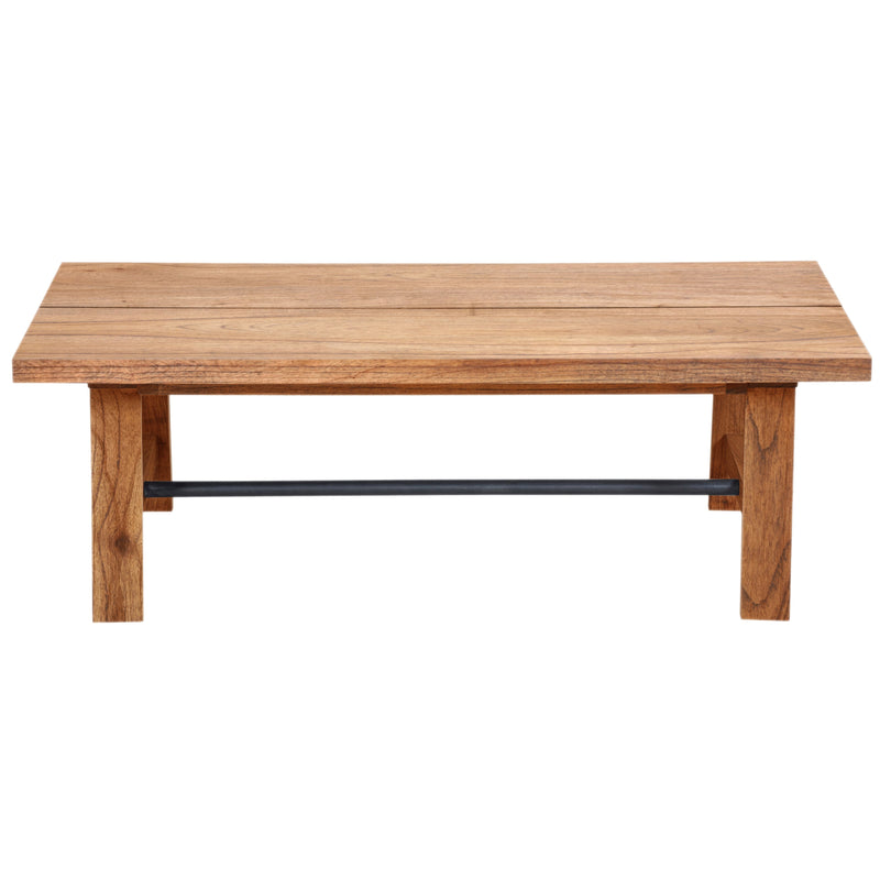 Avoca Coffee Table in Light Tobacco-Dovetailed &amp; Doublestitched