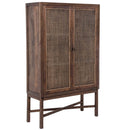 Avoca Honey Brown Rattan Cabinet-Dovetailed & Doublestitched