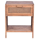 Avoca Side Table Light Tobacco-Dovetailed & Doublestitched