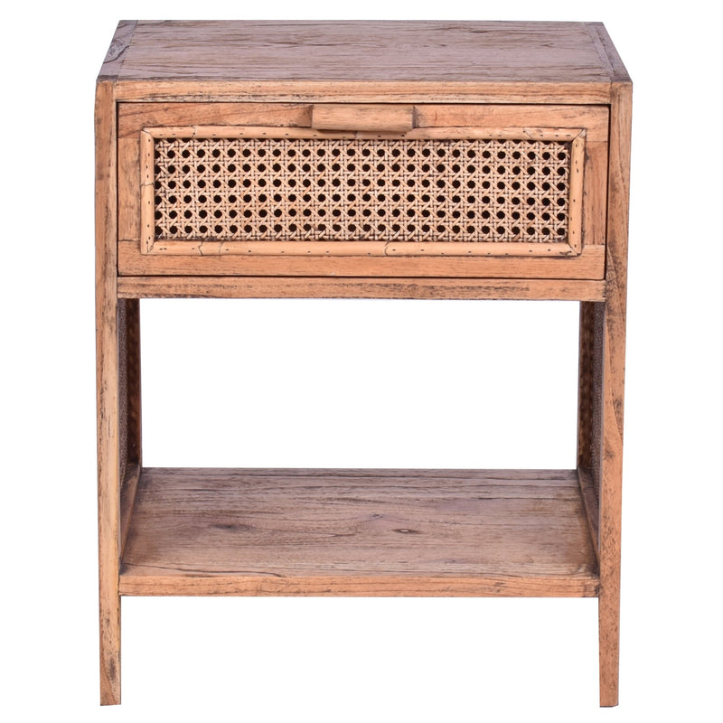 Avoca Side Table Light Tobacco-Dovetailed &amp; Doublestitched