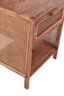 Avoca Side Table Light Tobacco-Dovetailed & Doublestitched