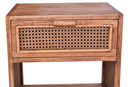 Avoca Side Table Light Tobacco-Dovetailed & Doublestitched