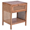 Avoca Side Table Light Tobacco-Dovetailed & Doublestitched