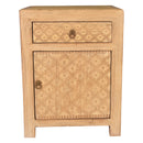 Beijing Bedside Cabinet Pair - Natural-Dovetailed & Doublestitched