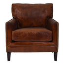 Carre Vintage Leather Armchair-Dovetailed & Doublestitched