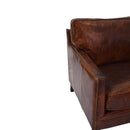 Carre Vintage Leather Armchair-Dovetailed & Doublestitched