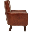 Guilietta Vintage Leather Armchair-Dovetailed & Doublestitched