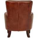 Guilietta Vintage Leather Armchair-Dovetailed & Doublestitched