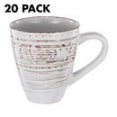Rustic Fare Mug Cream - 20 Pack