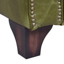 Opa British Green Leather Recliner Chair