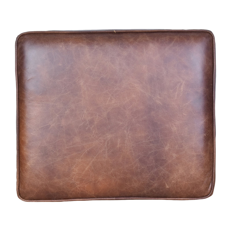 GG Leather Ottoman