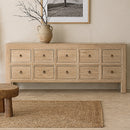 Farmer Ten Drawer Elm Sideboard