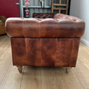 GG Leather Chesterfield 4 Seater Sofa