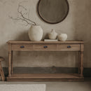 Augustus Farmhouse 3 Drawer Hall Table