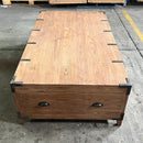 Captain's Old Elm Trunk Coffee Table
