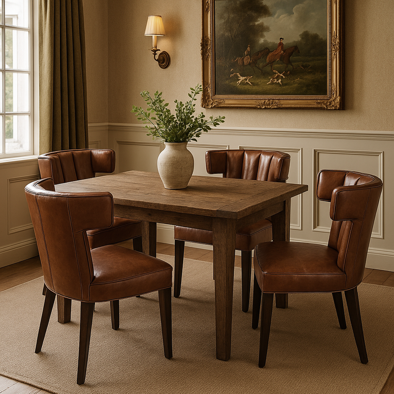 Parker Vintage Leather Dining Chair