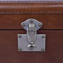 Vintage Leather Trunk Coffee Table