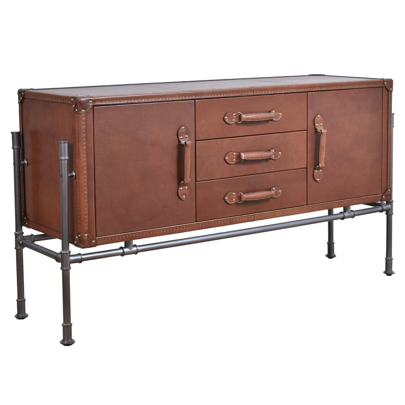 Carter Vintage Leather Buffet