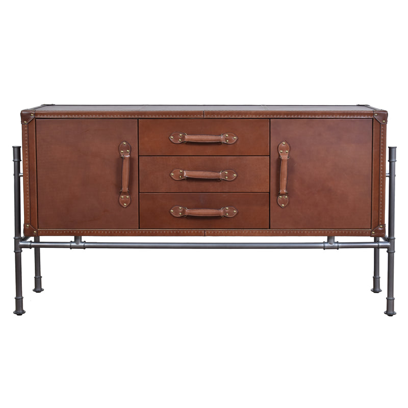 Carter Vintage Leather Buffet