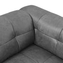 Ace Leather 3 Seater Sofa-Dovetailed &amp; Doublestitched